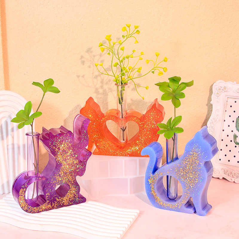 Cat Shaped Resin Molds Vase Si - огляд і ціна Florist Supply Vases
