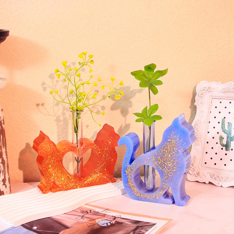 Cat Shaped Resin Molds Vase Si - огляд і ціна Florist Supply Vases