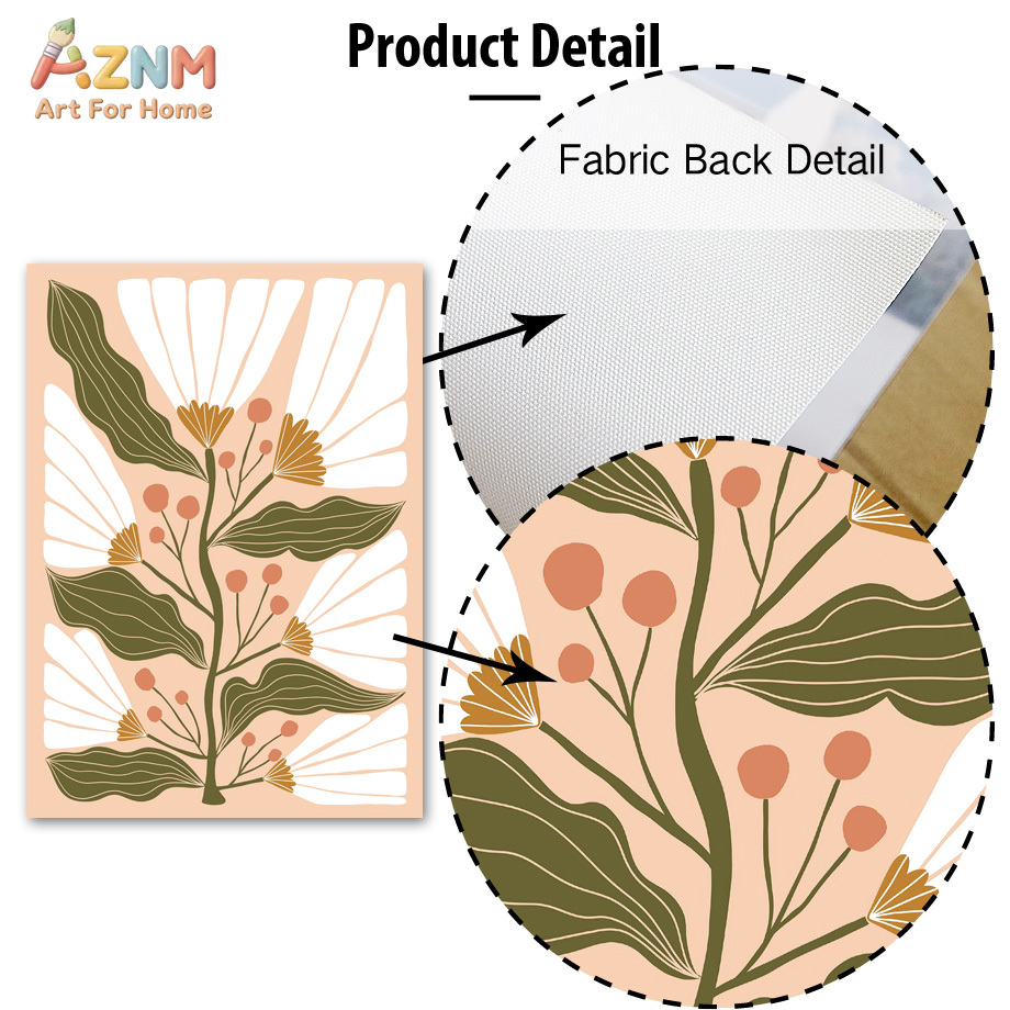 AZNM Boho Floral Canvas Wall A - огляд і ціна Florist Supply Vases